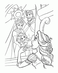 Coloring page tangled to download for free