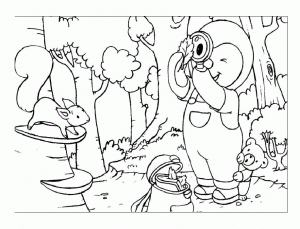 Coloring page tchoupi to download