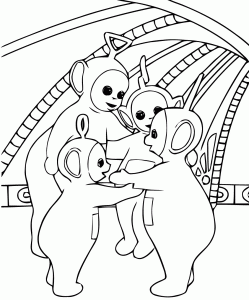 Teletubbies coloring pages to download for free