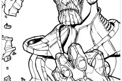 Thanos Coloring Pages for Kids