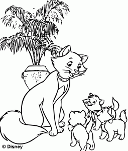 Aristochats coloring pages to download