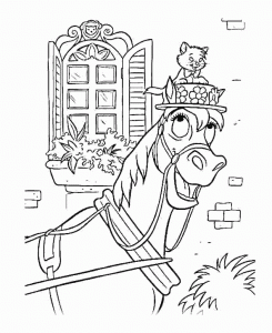 Coloring page the aristocats to print