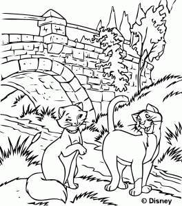 Aristochats coloring pages to print