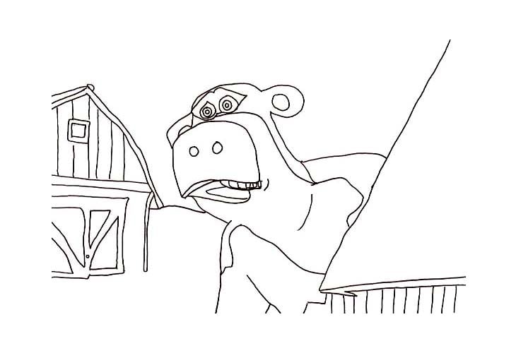Otis in an adventure of La ferme en folie