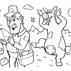 Printable The Barnyard coloring sheets for Kids