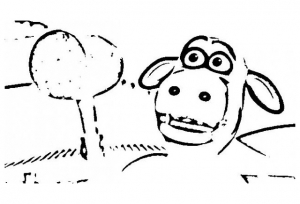 Coloring page the barnyard to download for free