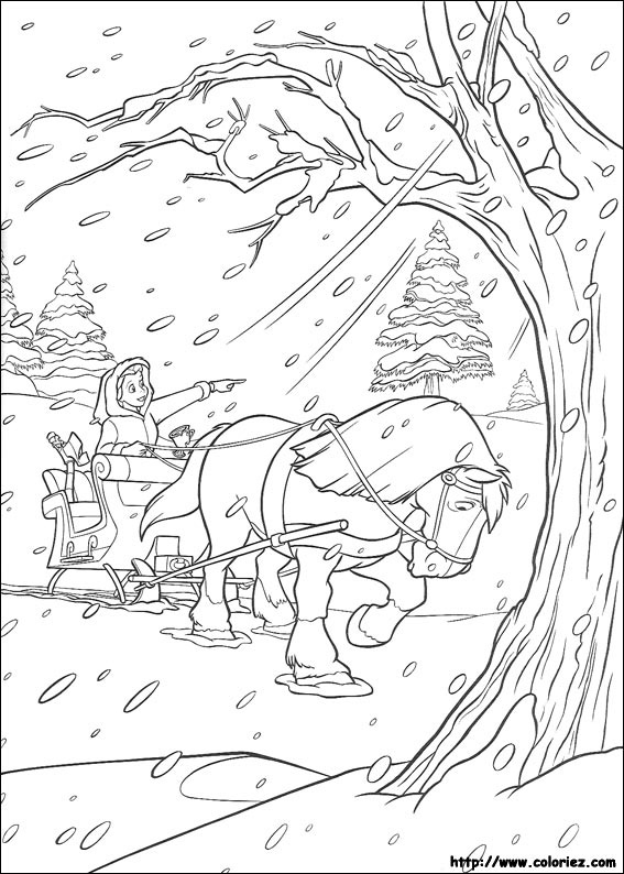 The Beauty And The Beast : Beauty and the Beast coloring page to print The Beauty And The Beast : Beauty and the Beast coloring page to print