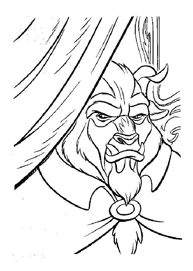 Free Beauty and the Beast drawing to print and color (The Beauty And The Beast) Free Beauty and the Beast drawing to print and color (The Beauty And The Beast)