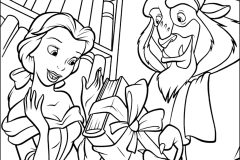 The Beauty And The Beast Coloring Pages for Kids