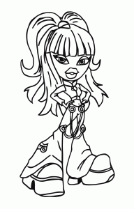 Coloring page the bratz free to color for kids