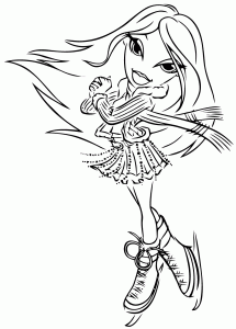 Coloring page the bratz for children
