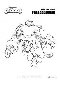 The Croods coloring pages for kids