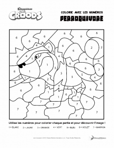 The Croods coloring pages for kids