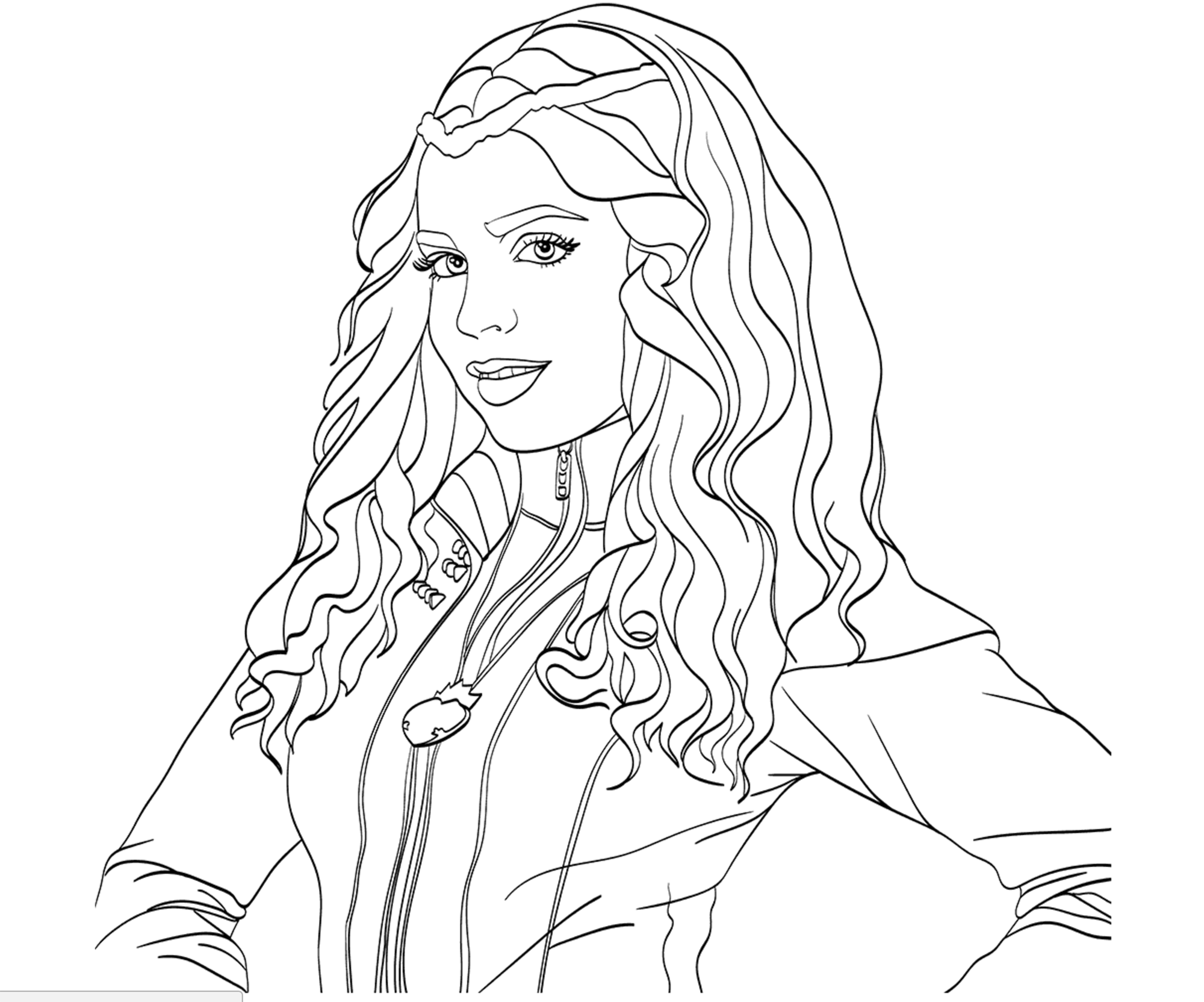 Free The Descendants coloring page to download