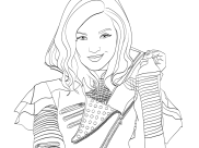 The Descendants Coloring Pages for Kids