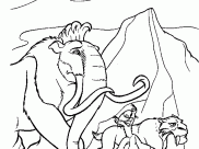 The Ice Age Coloring Pages for Kids