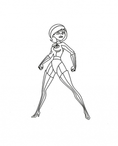 The Incredibles (Disney / Pixar) coloring pages for kids