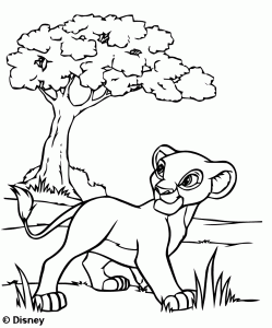 The Lion King - Free printable Coloring pages for kids