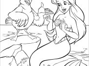 The Little Mermaid Coloring Pages for Kids