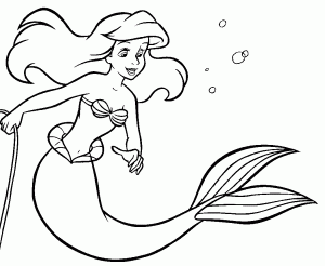 the little mermaid ariel coloring pages