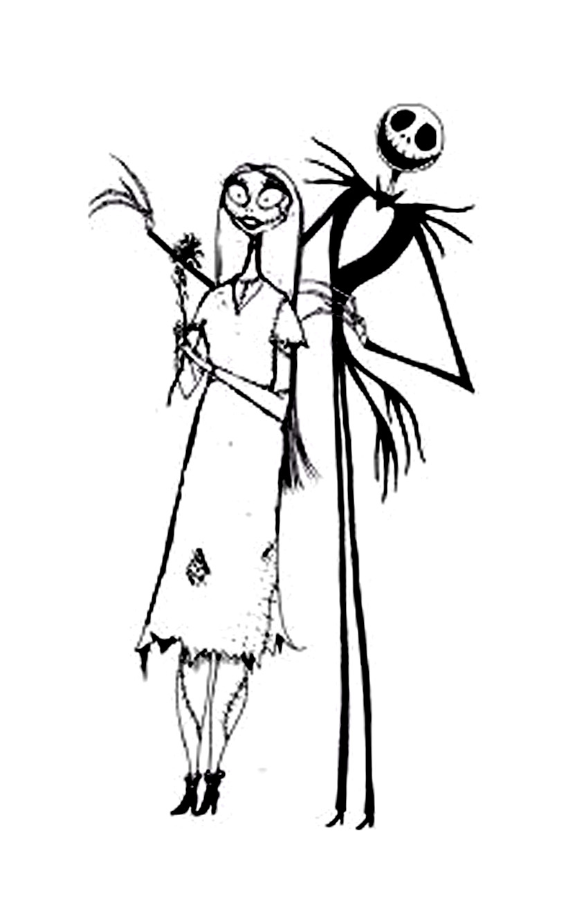 The Nightmare Before Christmas Free To Color For Children The Nightmare Before Christmas Kids Coloring Pages