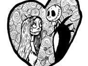 Printable The Nightmare Before Christmas coloring sheets for Kids