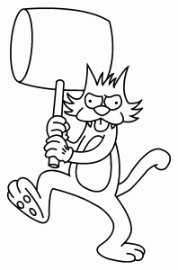 Coloring page the simpsons to download for free