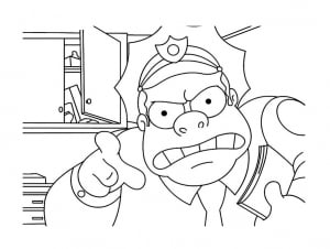 The Simpsons coloring pages for kids