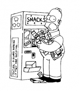 The Simpsons coloring pages for kids to print