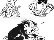 Printable The Smurfs coloring sheets for Kids