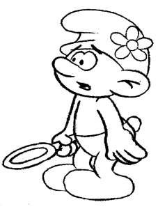 The Smurfs : Smurfs coloring page