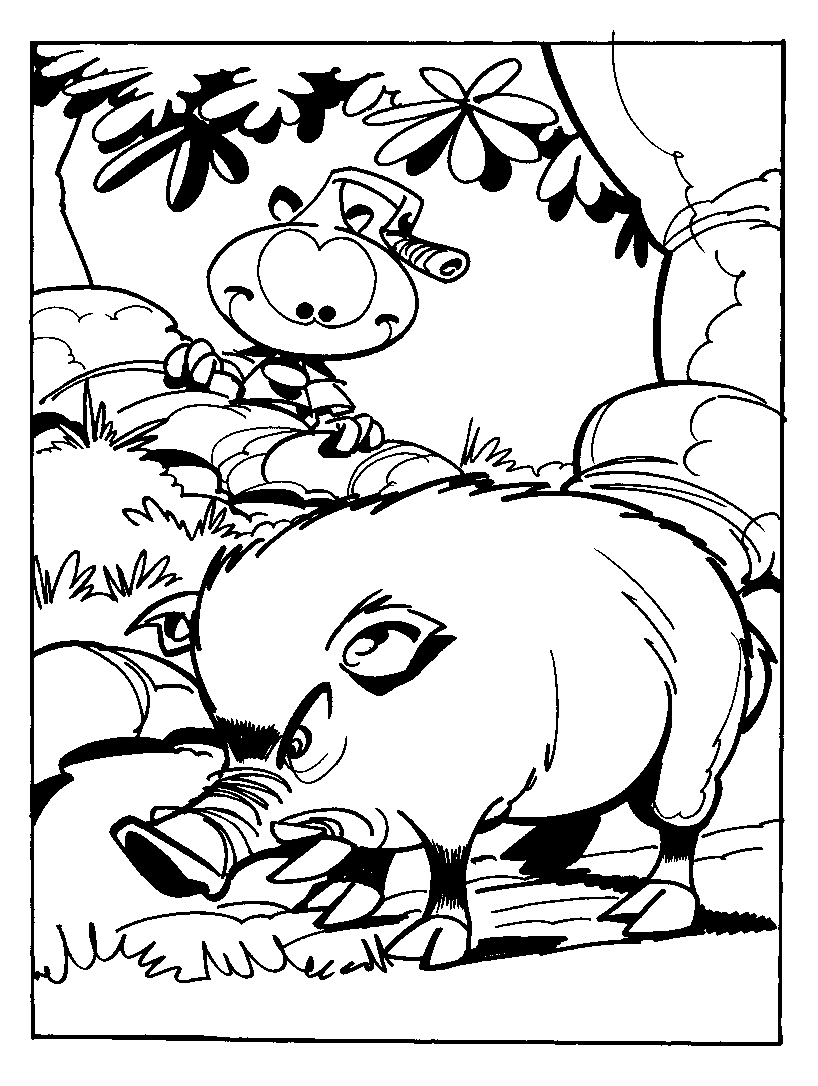 Free Snorkies coloring page (The Snorkies)