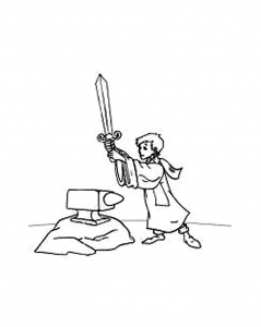 Merlin the Enchanter coloring page to print (The Sword in the Stone Coloring Page)