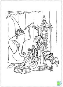 Coloring page the sword in the stone to download