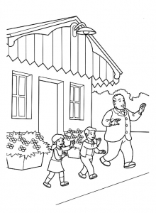 Coloring page thomas and friends to print