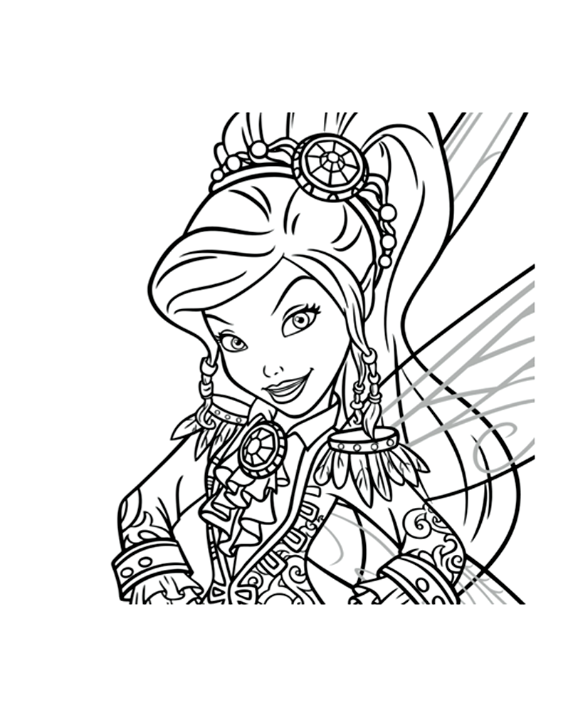 Vidia (Printable Tinker Bell Coloring Page for Kids)