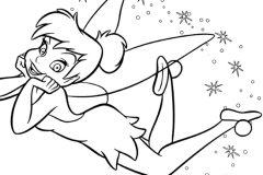 Printable Tinker Bell coloring sheets for Kids