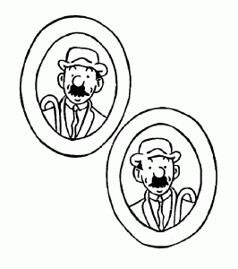 Tintin coloring pages for children