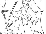Printable Treasure Planet coloring sheets for Kids