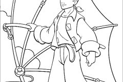 Printable Treasure Planet coloring sheets for Kids