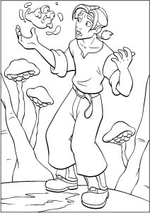 Coloring page treasure planet to print