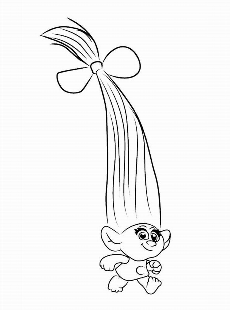 Princess Poppy from Trolls Coloring Page  Poppy coloring page, Disney  princess coloring pages, Princess coloring pages