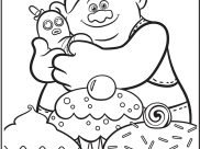 Trolls Coloring Pages for Kids