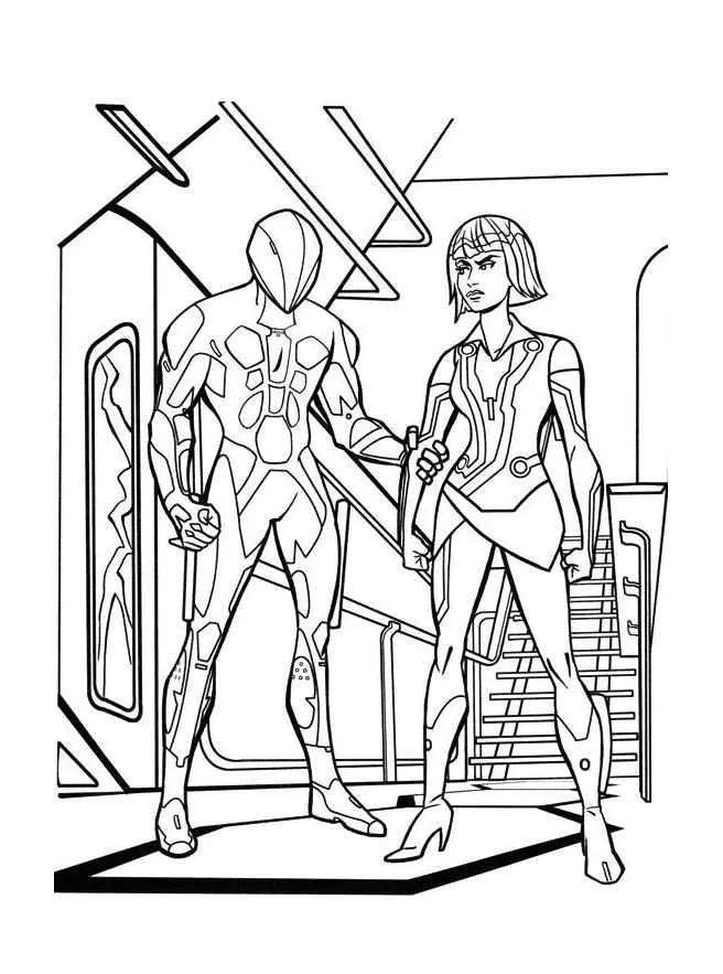 My-images - 13 (Printable Tron Coloring Page for Kids)