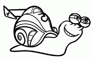 Coloring page turbo free to color for children