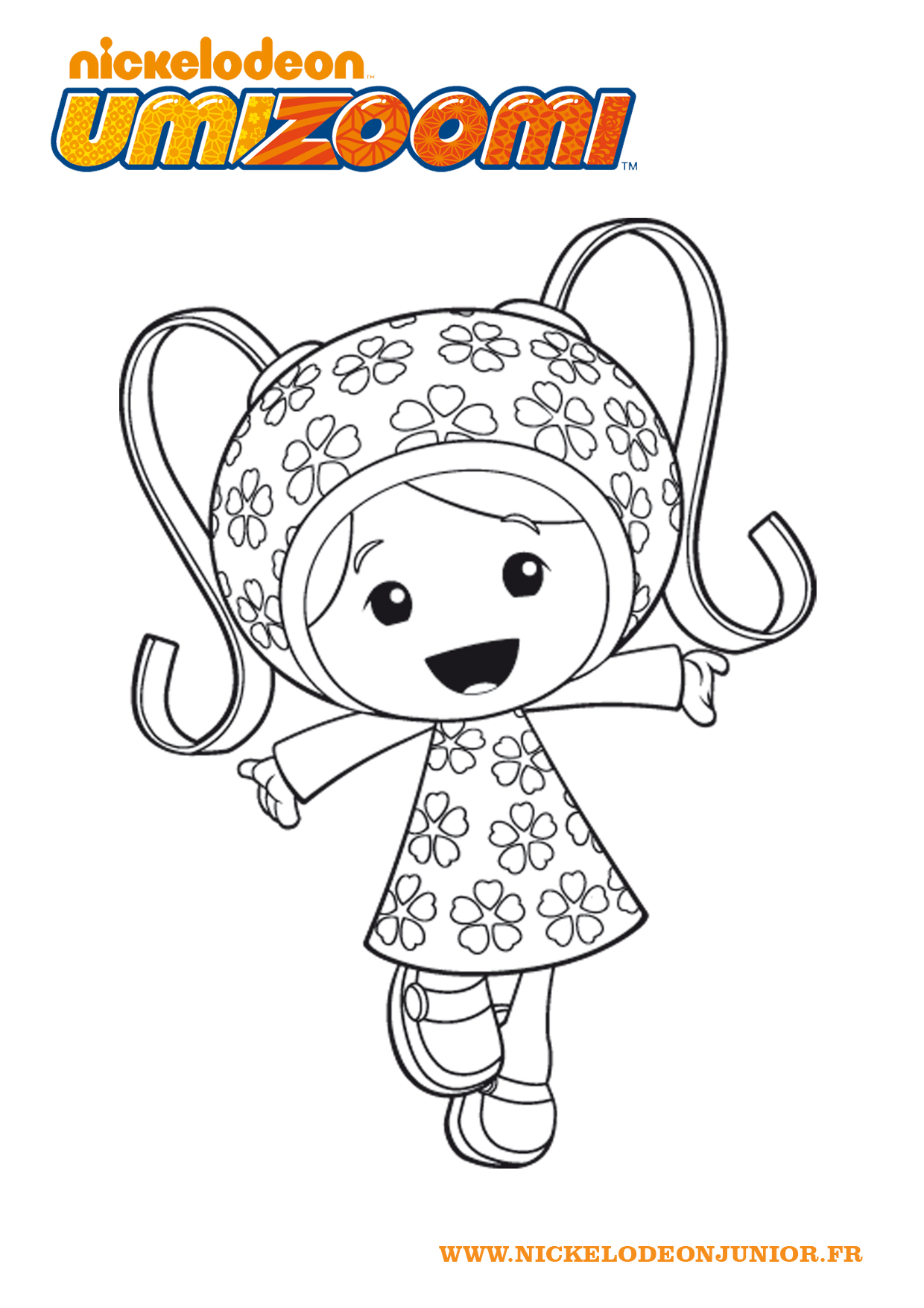 Super simple Umizoomi coloring page