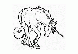 Unicorn coloring pages for kids