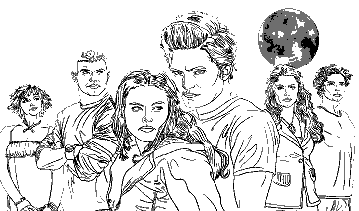 printable twilight coloring pages