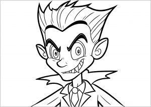 Vampires - Free printable Coloring pages for kids