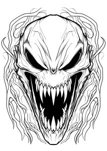 Venom's face